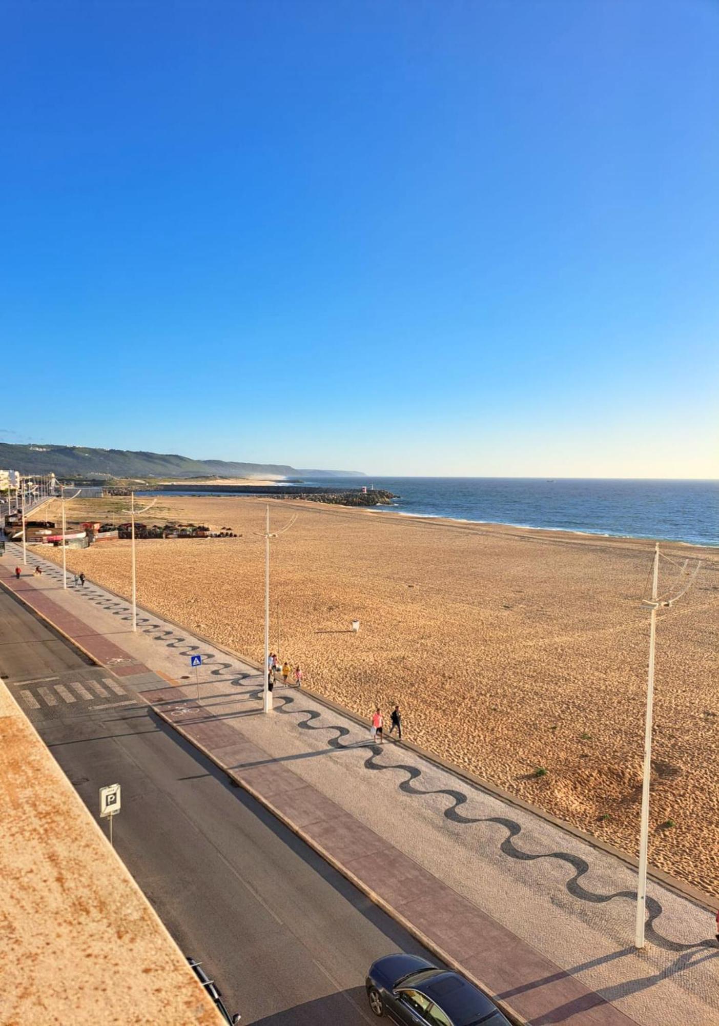 נאזרה Sunset Terrace - Beachfront Apartment With Private Parking מראה חיצוני תמונה